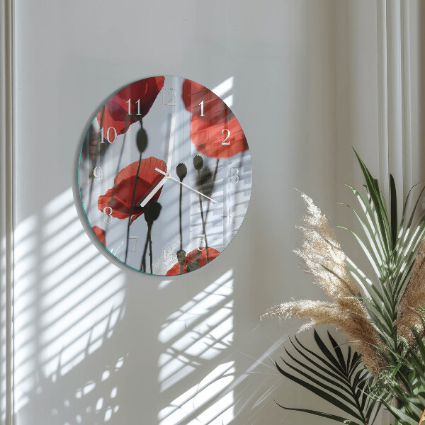 Reloj de pared redondo Amapola