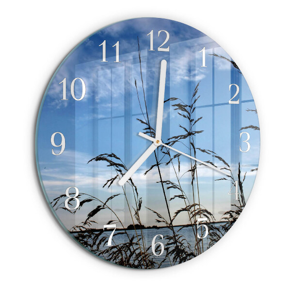 Reloj de pared redondo Césped