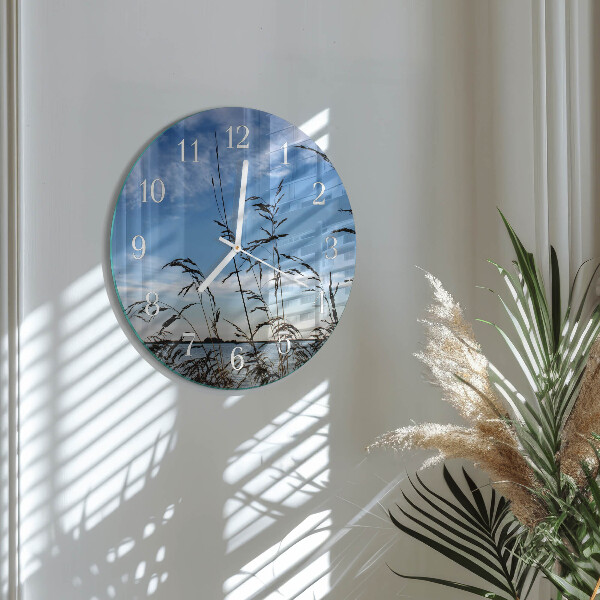 Reloj de pared redondo Césped