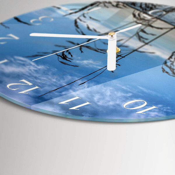 Reloj de pared redondo Césped