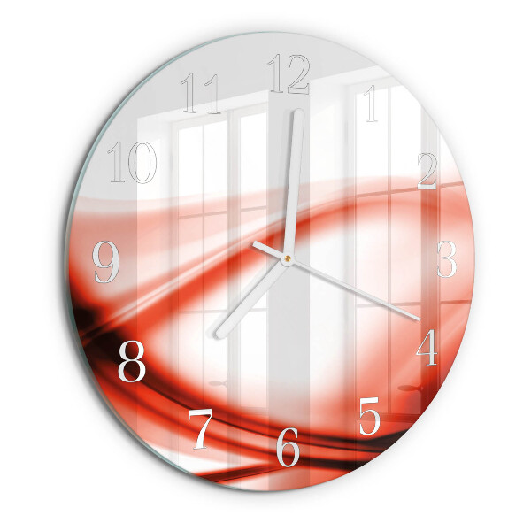 Reloj de pared redondo Líneas abstractas
