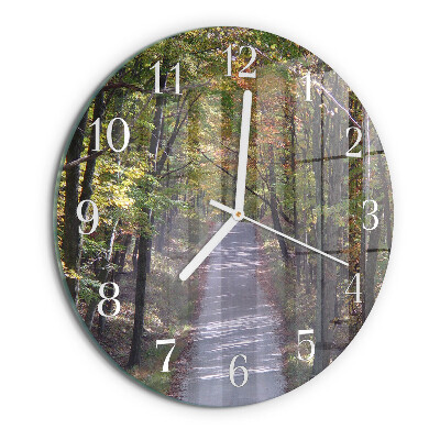 Reloj de pared redondo Sendero forestal