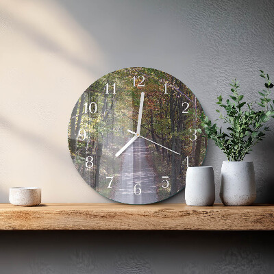 Reloj de pared redondo Sendero forestal