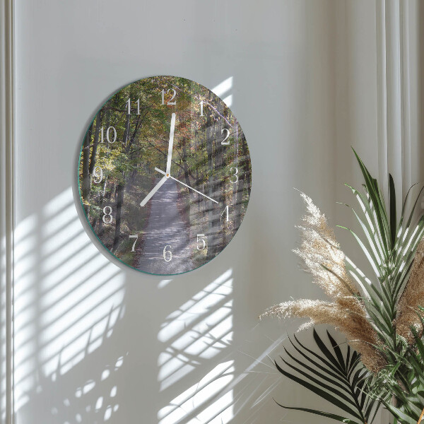 Reloj de pared redondo Sendero forestal