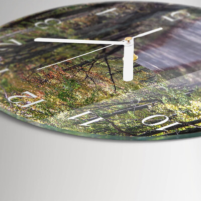 Reloj de pared redondo Sendero forestal