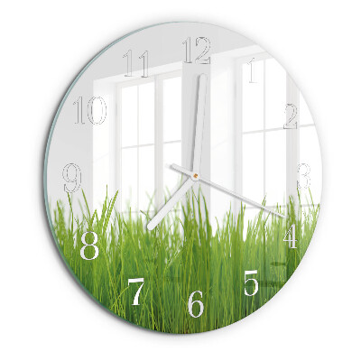 Reloj de pared redondo Arte floral