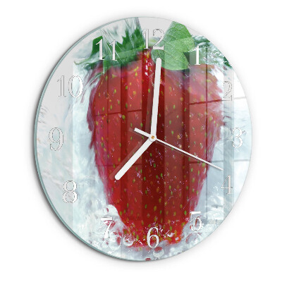 Reloj de pared redondo Fresa