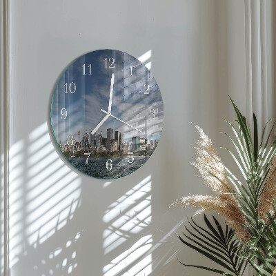 Reloj de pared redondo Ciudad
