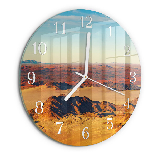 Reloj de pared redondo Desierto