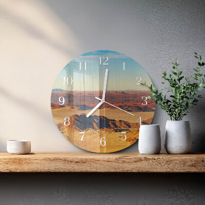 Reloj de pared redondo Desierto