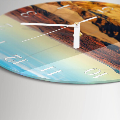 Reloj de pared redondo Desierto
