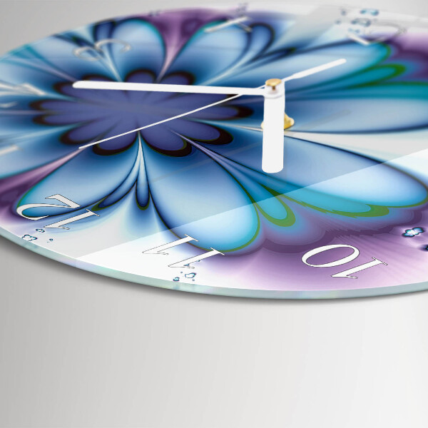 Reloj de pared redondo Flor