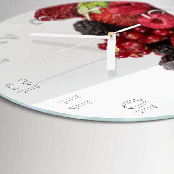 Reloj de pared redondo Fruta