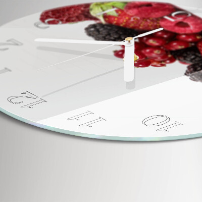 Reloj de pared redondo Fruta