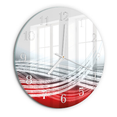 Reloj de pared redondo Abstracción