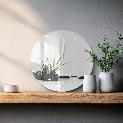 Reloj de pared redondo Piedras
