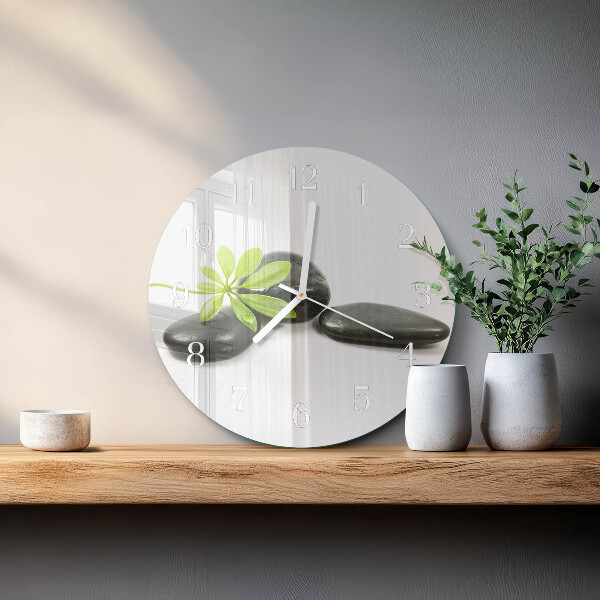 Reloj de pared redondo Piedras