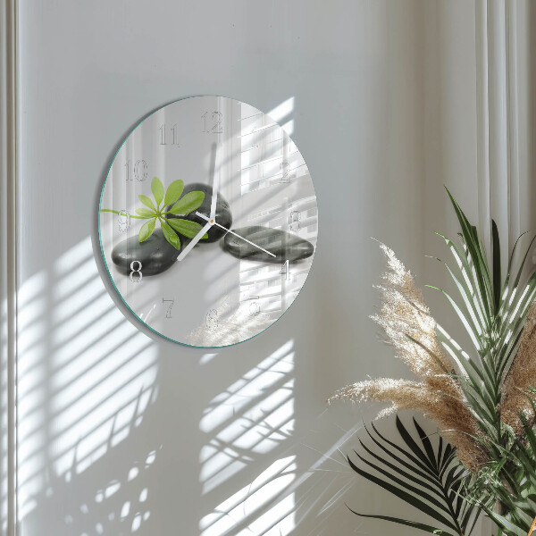 Reloj de pared redondo Piedras
