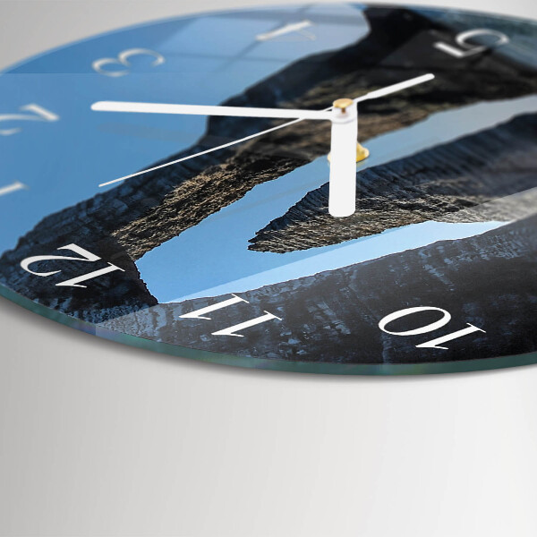 Reloj de pared redondo Piedra