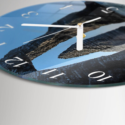 Reloj de pared redondo Piedra