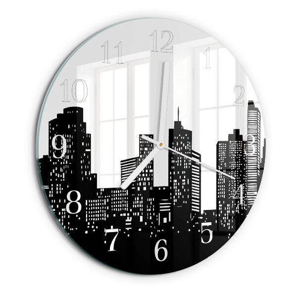Reloj de pared redondo Edificios