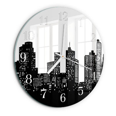 Reloj de pared redondo Edificios