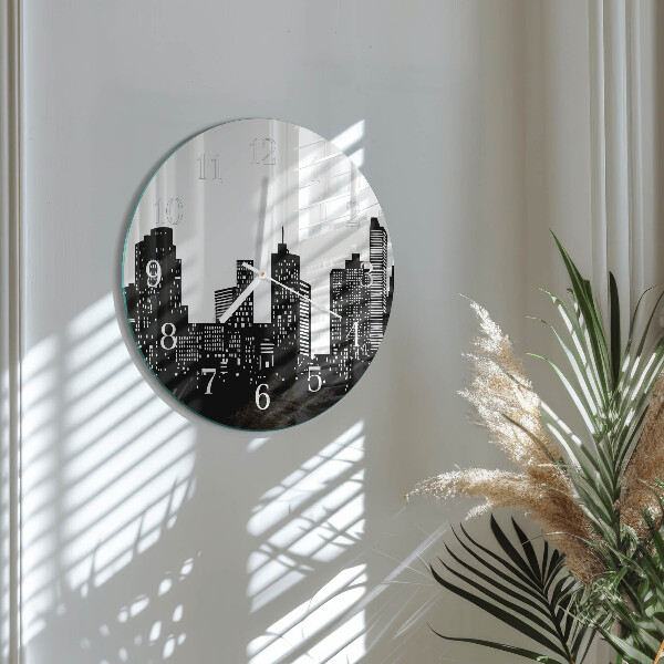 Reloj de pared redondo Edificios