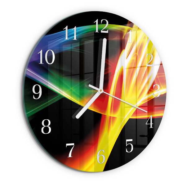 Reloj de pared redondo Abstracción