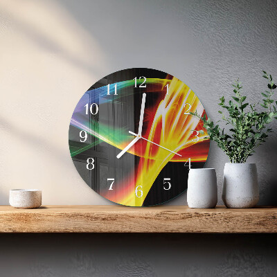 Reloj de pared redondo Abstracción