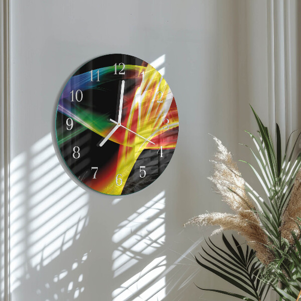 Reloj de pared redondo Abstracción