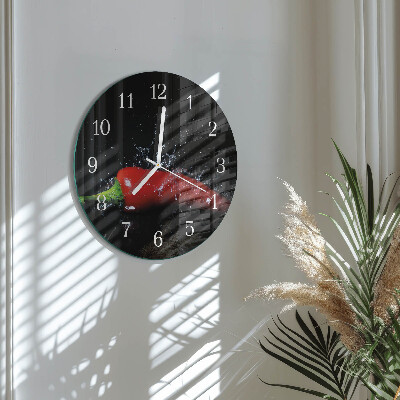 Reloj de pared redondo Chiles