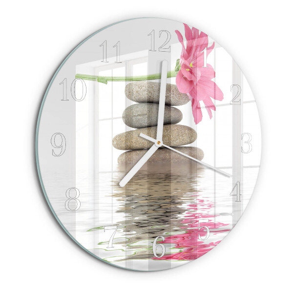 Reloj de pared redondo Piedras