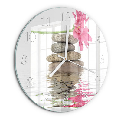 Reloj de pared redondo Piedras
