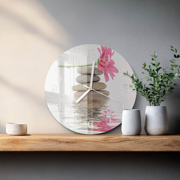Reloj de pared redondo Piedras