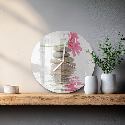 Reloj de pared redondo Piedras
