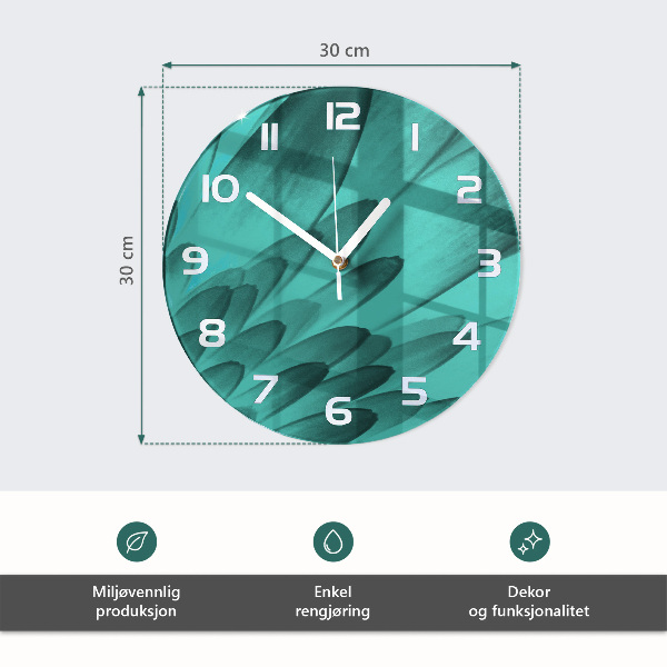 Reloj de pared redondo Barco