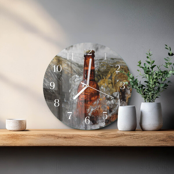 Reloj de pared redondo Cerveza