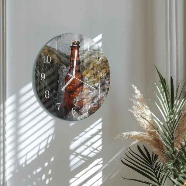 Reloj de pared redondo Cerveza