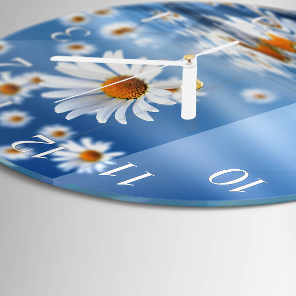Reloj de pared redondo Flor