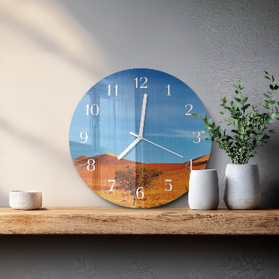 Reloj de pared redondo Desierto