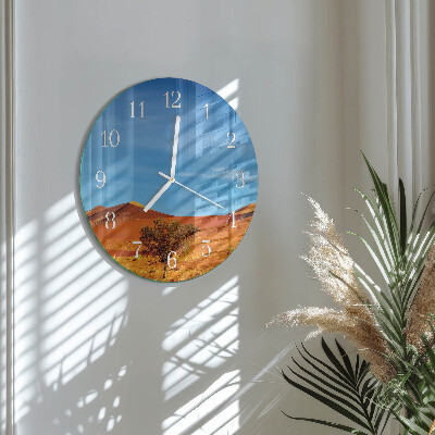 Reloj de pared redondo Desierto