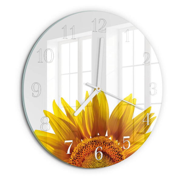 Reloj de pared redondo Flor