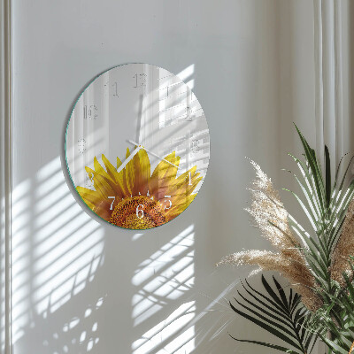 Reloj de pared redondo Flor