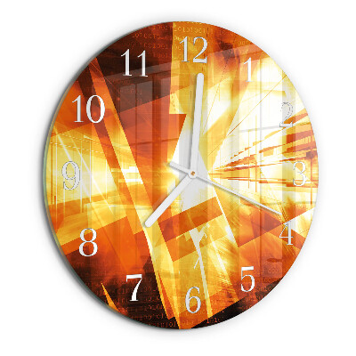 Reloj de pared redondo Abstracción