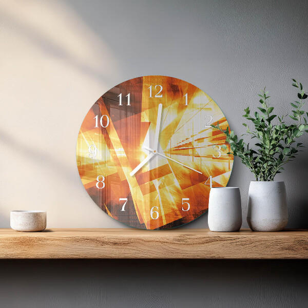 Reloj de pared redondo Abstracción
