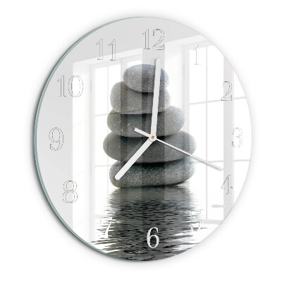 Reloj de pared redondo Piedras