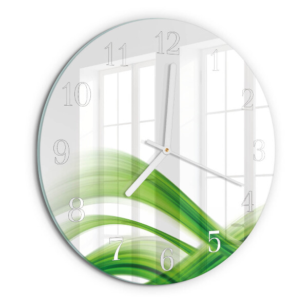 Reloj de pared redondo Onda abstracta