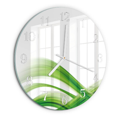 Reloj de pared redondo Onda abstracta