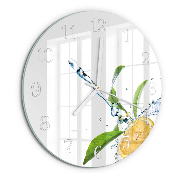 Reloj de pared redondo Cítrico