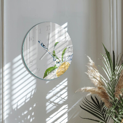 Reloj de pared redondo Cítrico